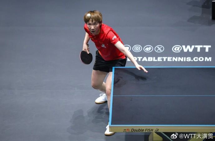 王曼昱4-2战胜桥本帆乃香， 国乒包揽欧洲大满贯女单四强